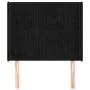 Cabecero con orejas de terciopelo negro 83x16x118/128 cm de vidaXL, Cabeceros y pies de cama - Ref: Foro24-3119850, Precio: 7...