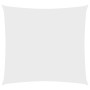 Toldo de vela cuadrado tela Oxford blanco 3,6x3,6 m