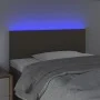 Cabecero con LED de tela gris taupe 100x5x78/88 cm de vidaXL, Cabeceros y pies de cama - Ref: Foro24-3121326, Precio: 48,76 €...