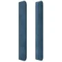 Headboard with dark blue velvet ears 183x16x118/128 cm by vidaXL, Headboards and footboards - Ref: Foro24-3120078, Price: 133...