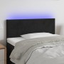 Cabecero con LED de terciopelo negro 80x5x78/88 cm de vidaXL, Cabeceros y pies de cama - Ref: Foro24-3121364, Precio: 39,13 €...