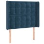 Kopfteil mit dunkelblauen Samtohren 83x16x118/128 cm von vidaXL, Kopf- und Fußteile - Ref: Foro24-3120048, Preis: 86,27 €, Ra...
