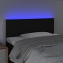 Kopfteil aus schwarzem Stoff mit LED 90x5x78/88 cm von vidaXL, Kopf- und Fußteile - Ref: Foro24-3121316, Preis: 42,16 €, Raba...
