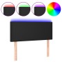 Headboard with LED lights black synthetic leather 80x5x78/88 cm by vidaXL, Headboards and footboards - Ref: Foro24-3121404, P...