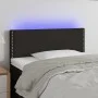 Cabecero con LED de tela negro 100x5x78/88 cm de vidaXL, Cabeceros y pies de cama - Ref: Foro24-3121464, Precio: 40,51 €, Des...