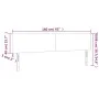 Cabecero con LED de tela gris oscuro 160x5x78/88 cm de vidaXL, Cabeceros y pies de cama - Ref: Foro24-3121339, Precio: 64,98 ...