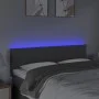 Cabecero con LED de tela gris oscuro 144x5x78/88 cm de vidaXL, Cabeceros y pies de cama - Ref: Foro24-3121331, Precio: 70,29 ...