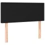 Kopfteil aus schwarzem Stoff mit LED 100x5x78/88 cm von vidaXL, Kopf- und Fußteile - Ref: Foro24-3121324, Preis: 44,26 €, Rab...
