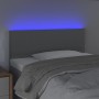 Kopfteil mit LED-Leuchten aus hellgrauem Stoff 80x5x78/88 cm von vidaXL, Kopf- und Fußteile - Ref: Foro24-3121306, Preis: 34,...