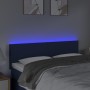 LED-Kopfteil aus blauem Stoff, 144 x 5 x 78/88 cm von vidaXL, Kopf- und Fußteile - Ref: Foro24-3121336, Preis: 62,01 €, Rabat...