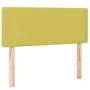 Green fabric headboard with LED 100x5x78/88 cm by vidaXL, Headboards and footboards - Ref: Foro24-3121469, Price: 39,75 €, Di...