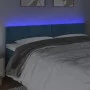LED-Kopfteil aus dunkelbraunem Samt, 160 x 5 x 78/88 cm von vidaXL, Kopf- und Fußteile - Ref: Foro24-3121390, Preis: 62,44 €,...