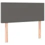 Headboard with LED gray synthetic leather 80x5x78/88 cm by vidaXL, Headboards and footboards - Ref: Foro24-3121408, Price: 51...