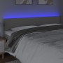 Kopfteil mit LED-grauem Kunstleder 200x5x78/88 cm von vidaXL, Kopf- und Fußteile - Ref: Foro24-3121444, Preis: 77,59 €, Rabat...
