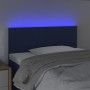 Kopfteil aus blauem Stoff mit LED 90x5x78/88 cm von vidaXL, Kopf- und Fußteile - Ref: Foro24-3121320, Preis: 47,13 €, Rabatt: %