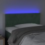LED-Kopfteil aus dunkelgrünem Samt, 80 x 5 x 78/88 cm von vidaXL, Kopf- und Fußteile - Ref: Foro24-3121365, Preis: 40,68 €, R...