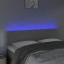 Light gray velvet headboard with LED 144x5x78/88 cm by vidaXL, Headboards and footboards - Ref: Foro24-3121380, Price: 60,94 ...