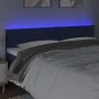 Blue fabric headboard with LED 200x5x78/88 cm by vidaXL, Headboards and footboards - Ref: Foro24-3121360, Price: 61,18 €, Dis...