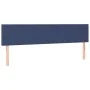Blue fabric headboard with LED 200x5x78/88 cm by vidaXL, Headboards and footboards - Ref: Foro24-3121360, Price: 61,18 €, Dis...