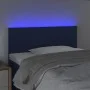 LED-Kopfteil aus blauem Stoff, 100 x 5 x 78/88 cm von vidaXL, Kopf- und Fußteile - Ref: Foro24-3121328, Preis: 47,87 €, Rabat...