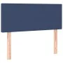 LED-Kopfteil aus blauem Stoff, 100 x 5 x 78/88 cm von vidaXL, Kopf- und Fußteile - Ref: Foro24-3121328, Preis: 47,87 €, Rabat...