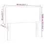 Headboard with LED in taupe gray fabric 90x5x78/88 cm by vidaXL, Headboards and footboards - Ref: Foro24-3121458, Price: 48,8...