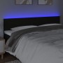 Kopfteil aus schwarzem Stoff mit LED 160x5x78/88 cm von vidaXL, Kopf- und Fußteile - Ref: Foro24-3121340, Preis: 60,03 €, Rab...