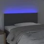 Headboard with LED in dark gray fabric 80x5x78/88 cm by vidaXL, Headboards and footboards - Ref: Foro24-3121307, Price: 38,72...