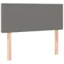 Headboard with LED in dark gray fabric 80x5x78/88 cm by vidaXL, Headboards and footboards - Ref: Foro24-3121307, Price: 38,72...