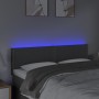 Kopfteil aus dunkelgrauem Stoff mit LED 144x5x78/88 cm von vidaXL, Kopf- und Fußteile - Ref: Foro24-3121471, Preis: 51,64 €, ...