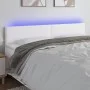 Kopfteil mit LED, weißem Kunstleder, 180 x 5 x 78/88 cm von vidaXL, Kopf- und Fußteile - Ref: Foro24-3121435, Preis: 81,55 €,...