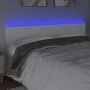 Kopfteil mit LED, weißem Kunstleder, 200 x 5 x 78/88 cm von vidaXL, Kopf- und Fußteile - Ref: Foro24-3121441, Preis: 69,77 €,...