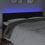 Kopfteil aus schwarzem Samt mit LED 200x5x78/88 cm von vidaXL, Kopf- und Fußteile - Ref: Foro24-3121400, Preis: 78,50 €, Raba...