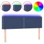 Blue fabric LED headboard 144x5x78/88 cm by vidaXL, Headboards and footboards - Ref: Foro24-3121476, Price: 51,23 €, Discount: %