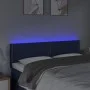 Blue fabric LED headboard 144x5x78/88 cm by vidaXL, Headboards and footboards - Ref: Foro24-3121476, Price: 51,23 €, Discount: %