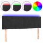 Cabecero con LED de terciopelo negro 144x5x78/88 cm de vidaXL, Cabeceros y pies de cama - Ref: Foro24-3121382, Precio: 62,54 ...