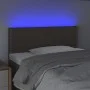 Headboard with LED in taupe gray fabric 100x5x78/88 cm by vidaXL, Headboards and footboards - Ref: Foro24-3121466, Price: 39,...