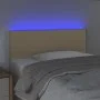 Cream fabric headboard with LED 100x5x78/88 cm by vidaXL, Headboards and footboards - Ref: Foro24-3121327, Price: 44,59 €, Di...