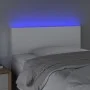 Kopfteil mit LED, weißem Kunstleder, 80 x 5 x 78/88 cm von vidaXL, Kopf- und Fußteile - Ref: Foro24-3121405, Preis: 45,25 €, ...