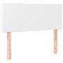 Kopfteil mit LED, weißem Kunstleder, 100 x 5 x 78/88 cm von vidaXL, Kopf- und Fußteile - Ref: Foro24-3121417, Preis: 37,53 €,...