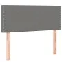 Headboard with LED in dark gray fabric 80x5x78/88 cm by vidaXL, Headboards and footboards - Ref: Foro24-3121447, Price: 37,61...
