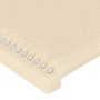 Kopfteil aus cremefarbenem Stoff mit LED 100x5x78/88 cm von vidaXL, Kopf- und Fußteile - Ref: Foro24-3121467, Preis: 39,23 €,...