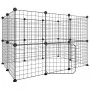 Jaula para mascotas de 20 paneles puerta acero negro 35x35 cm de vidaXL, Jaulas y habitáculos para animales pequeños - Ref: F...