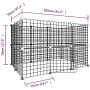 Jaula para mascotas de 20 paneles puerta acero negro 35x35 cm de vidaXL, Jaulas y habitáculos para animales pequeños - Ref: F...