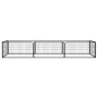 Dog cage 8 panels, black powder-coated steel, 100x50 cm by vidaXL, Dog kennels and fences - Ref: Foro24-3115967, Price: 118,0...