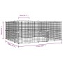 Pet cage with 36 panels, black steel door, 35x35 cm. by vidaXL, Cages and habitats for small animals - Ref: Foro24-3114039, P...