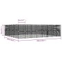 Pet cage with 60 panels black steel door 35x35 cm by vidaXL, Cages and habitats for small animals - Ref: Foro24-3114048, Pric...