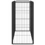 Hundekäfig 8 Paneele aus schwarz pulverbeschichtetem Stahl 50x100 cm von vidaXL, Hundehütten und Zäune - Ref: Foro24-3115958,...