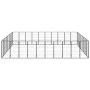 Hundekäfig 36 Paneele Stahl pulverbeschichtet schwarz 50x100 cm von vidaXL, Hundehütten und Zäune - Ref: Foro24-3115965, Prei...