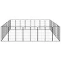 Hundekäfig 36 Paneele Stahl pulverbeschichtet schwarz 50x100 cm von vidaXL, Hundehütten und Zäune - Ref: Foro24-3115965, Prei...